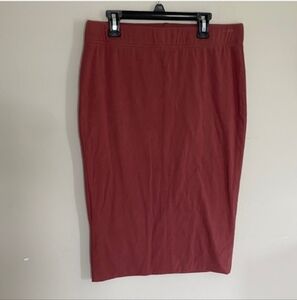 Peruvian Connection Pencil Skirt Nude Size Medium